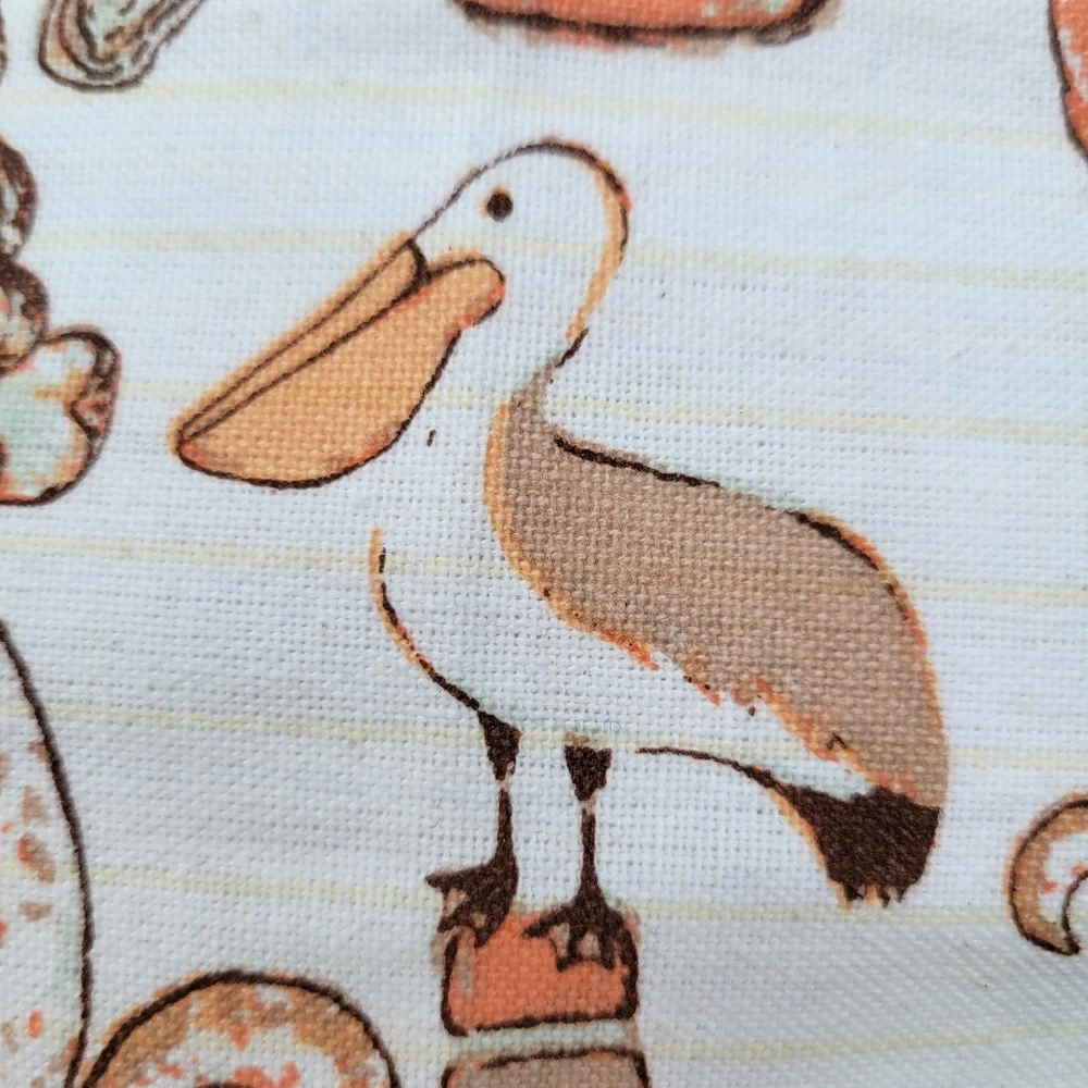 Seafood Tea Towel ~ The Royal Standard ~ Cajun ~ Nautical ~ Pelican ~ Oyster ~